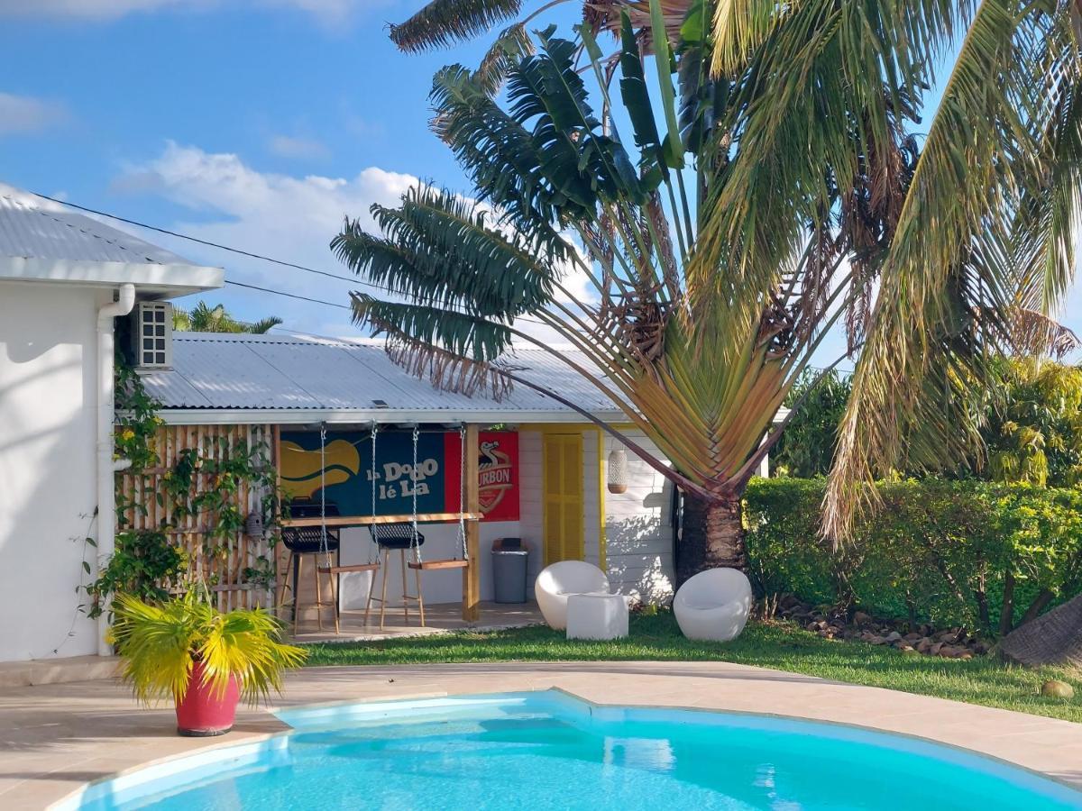 Villa BELLE VUE, CHAMBRE BAMBOUS Saint Pierre Exterior foto